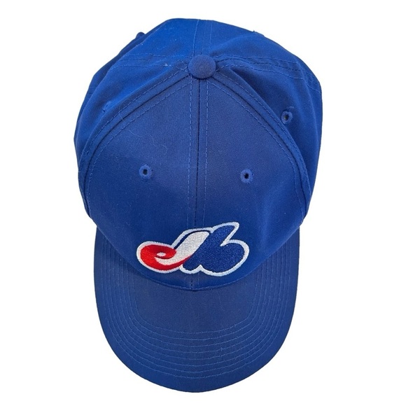 Vintage MLB Montreal Expos Adjustable Snapback Cap Hat OSFM - Picture 3 of 13